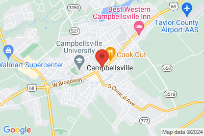 Map of Campbellsville University