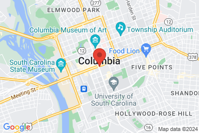 Map of Columbia International University 