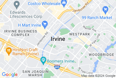 Map of Irvine Valley College