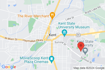 Map of Kent State University