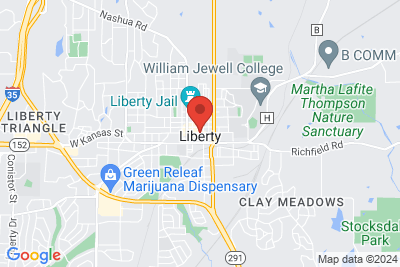 Map of William Jewell College