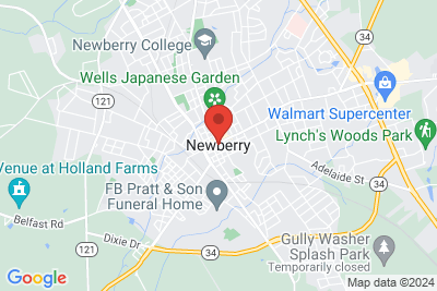 Map of Newberry College
