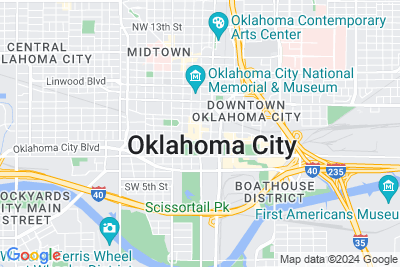 Map of Oklahoma City University
