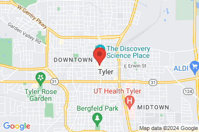 Map of The University of Texas at Tyler