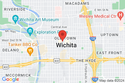 Map of Wichita State University